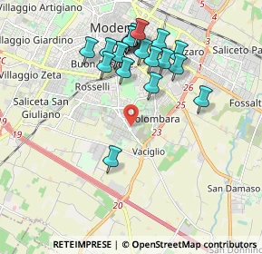 Mappa Via Liguria, 41125 Modena MO, Italia (1.89)