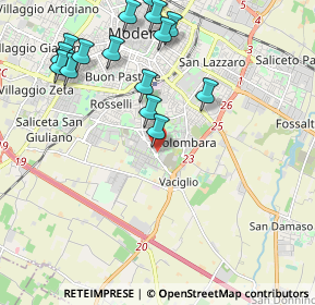 Mappa Via Liguria, 41125 Modena MO, Italia (2.38)