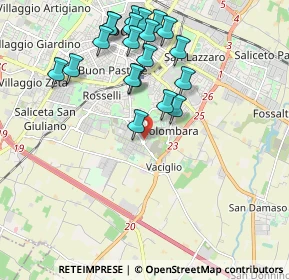 Mappa Via Liguria, 41125 Modena MO, Italia (2.0755)