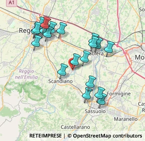 Mappa Via Rinaldi Nord, 42019 Arceto RE, Italia (7.527)