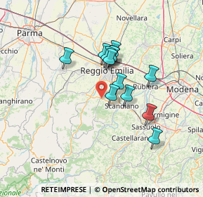 Mappa 42020 Albinea RE, Italia (10.89538)