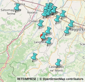 Mappa Via Giuseppe di Vittorio, 43013 Langhirano PR, Italia (16.98632)