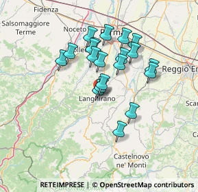 Mappa Via Giuseppe di Vittorio, 43013 Langhirano PR, Italia (11.523)