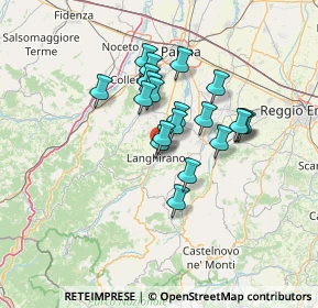 Mappa Via Giuseppe di Vittorio, 43013 Langhirano PR, Italia (10.442)