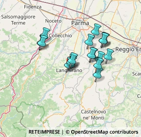 Mappa Via Giuseppe di Vittorio, 43013 Langhirano PR, Italia (11.13111)