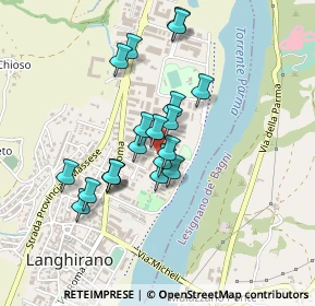 Mappa Via Giuseppe di Vittorio, 43013 Langhirano PR, Italia (0.366)
