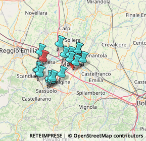 Mappa Viale Dalla Chiesa, 41126 Modena MO, Italia (9.47526)