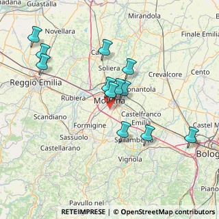 Mappa Viale Carlo A. Dalla Chiesa, 41126 Modena MO, Italia (14.7275)