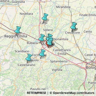 Mappa Via Carlo Alberto dalla Chiesa, 41126 Modena MO, Italia (10.75583)
