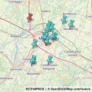 Mappa Viale Dalla Chiesa, 41126 Modena MO, Italia (5.74438)