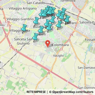 Mappa Viale Dalla Chiesa, 41126 Modena MO, Italia (2.386)