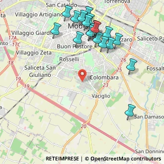 Mappa Viale Dalla Chiesa, 41126 Modena MO, Italia (2.5155)