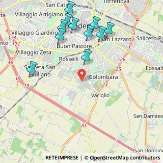 Mappa Viale Dalla Chiesa, 41126 Modena MO, Italia (2.49364)