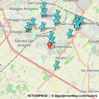 Mappa Viale Dalla Chiesa, 41126 Modena MO, Italia (2.4135)