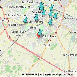 Mappa Viale Carlo A. Dalla Chiesa, 41126 Modena MO, Italia (2.36917)