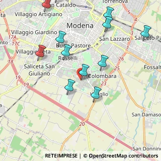 Mappa Viale Carlo A. Dalla Chiesa, 41126 Modena MO, Italia (2.72286)