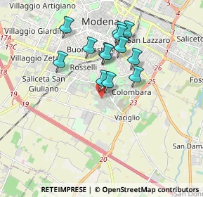Mappa Viale Dalla Chiesa, 41126 Modena MO, Italia (1.56692)