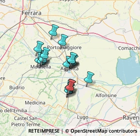 Mappa Via Giuseppe Mazzini, 44011 Argenta FE, Italia (9.988)