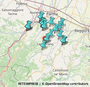 Mappa Via Don Luigi Orsi, 43013 Langhirano PR, Italia (11.098)