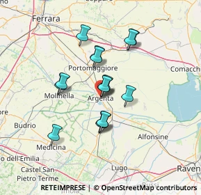 Mappa Via Girolamo Belli, 44011 Argenta FE, Italia (10.712)