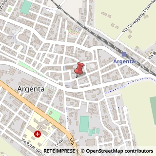 Mappa Via Giuseppe Garibaldi, 3, 44011 Argenta, Ferrara (Emilia Romagna)