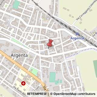 Mappa Via Giuseppe Garibaldi, 4, 44011 Argenta, Ferrara (Emilia Romagna)