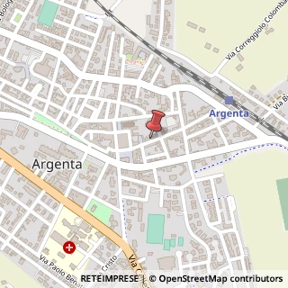 Mappa Via Giuseppe Garibaldi, 7, 44011 Argenta, Ferrara (Emilia Romagna)