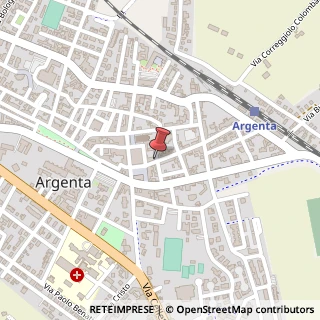 Mappa Via Giuseppe Garibaldi, 1/c, 44011 Argenta, Ferrara (Emilia Romagna)