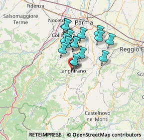 Mappa Via V. Coruzzi, 43013 Langhirano PR, Italia (10.21)