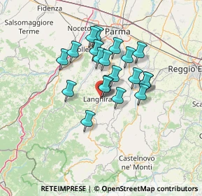 Mappa Via V. Coruzzi, 43013 Langhirano PR, Italia (10.5105)