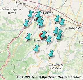 Mappa Via V. Coruzzi, 43013 Langhirano PR, Italia (10.94789)