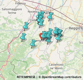 Mappa Via V. Coruzzi, 43013 Langhirano PR, Italia (10.23)