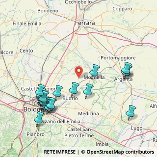 Mappa Via Dugliolo, 40054 Budrio BO, Italia (19.575)