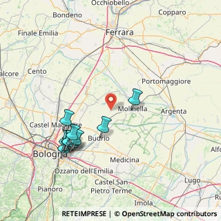 Mappa Via Dugliolo, 40054 Budrio BO, Italia (16.73182)