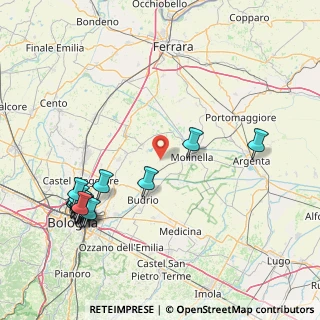 Mappa Via Dugliolo, 40054 Budrio BO, Italia (20.7595)