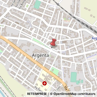 Mappa Via Antonio Gramsci, 12, 44011 Argenta, Ferrara (Emilia Romagna)