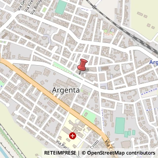 Mappa Via Antonio Gramsci, 14, 44011 Argenta, Ferrara (Emilia Romagna)