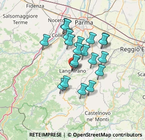 Mappa Via G. Ferrari, 43013 Langhirano PR, Italia (10.549)