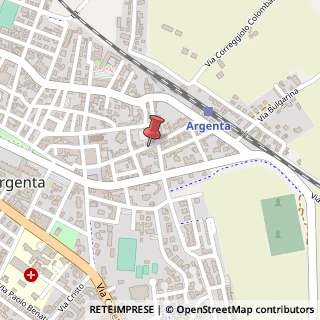 Mappa Via Giuseppe Garibaldi, 18/A, 44011 Argenta, Ferrara (Emilia Romagna)