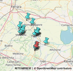 Mappa Via Borgo Seliciata, 44011 Argenta FE, Italia (10.11)