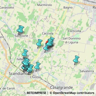 Mappa Via per Scandiano, 42019 Scandiano RE, Italia (2.097)