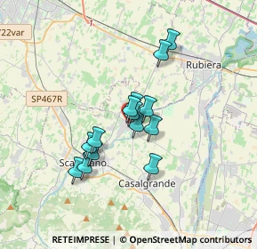 Mappa Via S.Giuseppe Pagliani, 42019 Arceto RE, Italia (2.55143)