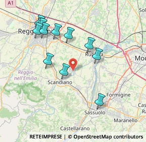 Mappa Via S.Giuseppe Pagliani, 42019 Arceto RE, Italia (8.0025)