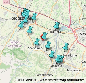 Mappa Via S.Giuseppe Pagliani, 42019 Arceto RE, Italia (7.811)