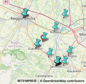 Mappa Via S.Giuseppe Pagliani, 42019 Arceto RE, Italia (8.54176)