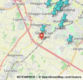 Mappa Str. Contrada, 41125 Modena MO, Italia (2.72455)