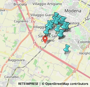 Mappa Str. Contrada, 41125 Modena MO, Italia (1.5535)