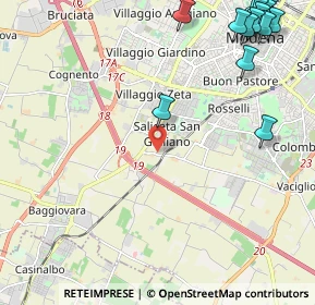 Mappa Str. Contrada, 41125 Modena MO, Italia (3.29643)