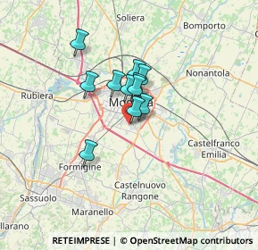 Mappa Viale C. A. dalla Chiesa, 41126 Modena MO, Italia (4.23545)