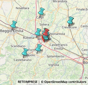 Mappa Viale C. A. dalla Chiesa, 41126 Modena MO, Italia (10.08769)